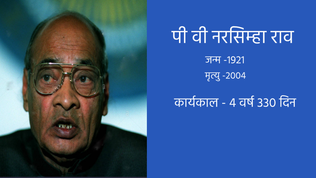 भारत के नौवें प्रधानमंत्री 