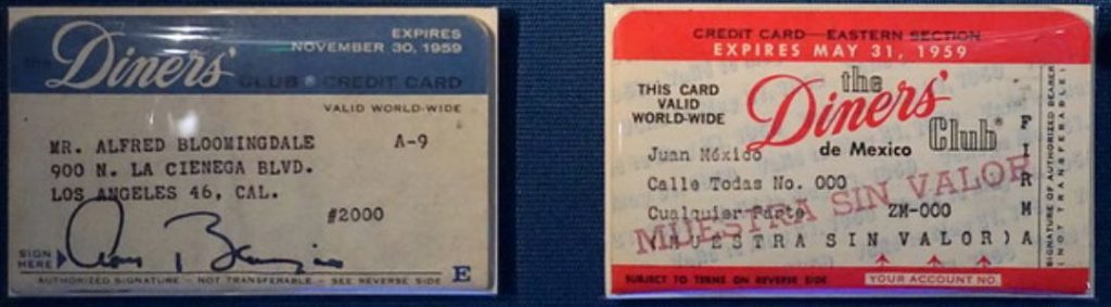 Diners club credit card